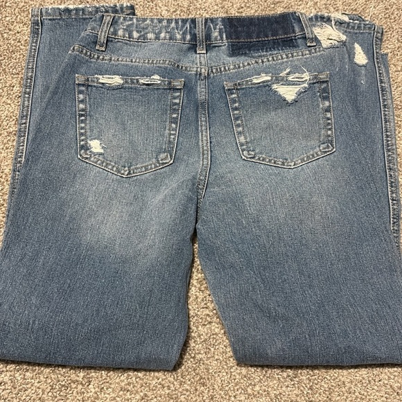 Flying Monkey Ultra High Rise Distressed Tapered Jeans - Picture 5 of 5